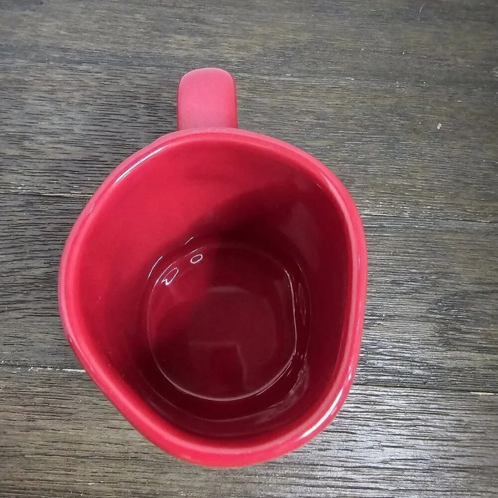 NWT Rae Dunn Artisan Love Is In The Air Red Mug Valentine's Day Magenta
